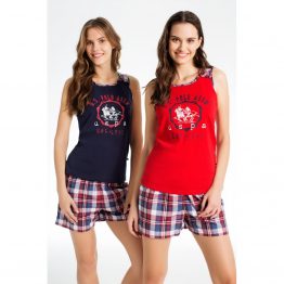 Домашняя одежда U.S. Polo Assn - Майка и шорты 15631 синий
