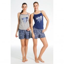 Домашняя одежда U.S. Polo Assn - Майка и шорты 15637 серые