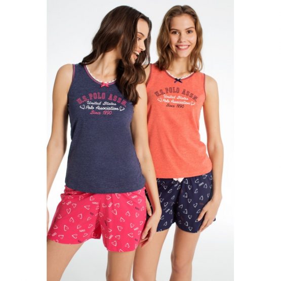 Домашняя одежда U.S. Polo Assn - Майка и шорты 15663 синие