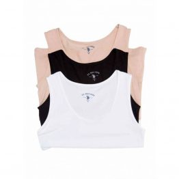 Домашняя одежда U.S. Polo Assn - Майка женская 66005 бежевая