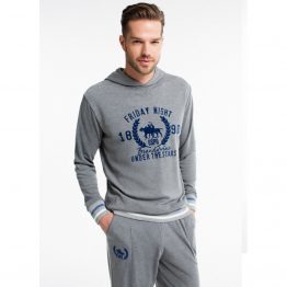 Домашняя одежда U.S. Polo Assn - Пижама мужская (длин.рукав) 17140 серая