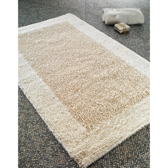 Коврик для ванной Confetti - Natura heavy молочный 60*100