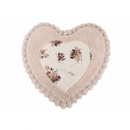 Коврик Irya - Essa Heart pembe розовый 70*70