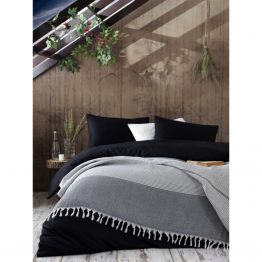 Плед Eponj Home - Anna 220*240 Elmas siyah