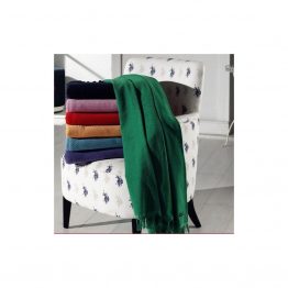 Плед хлопковый U.S.Polo Assn - Kalispell розовый 160*230