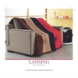 Плед хлопковый U.S.Polo Assn - Lansing розовый 200*220