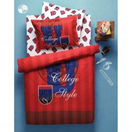Плед - покрывало Karaca Home - College красный полуторный