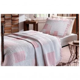 Покрывало с наволочкой Karaca Home - Cheerful Patchwork хлопок 90% полиэстер 10% 180*260