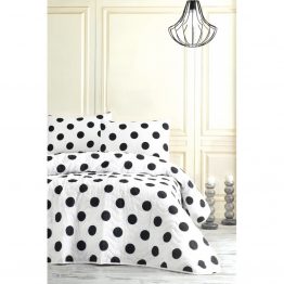 Покрывало стеганное с наволочками Eponj Home B W - Point 200*220