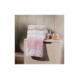 Полотенце бамбуковое Maxstyle - Damask пудра 50*90