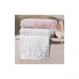 Полотенце бамбуковое Maxstyle - Pudra кремовое 50*90