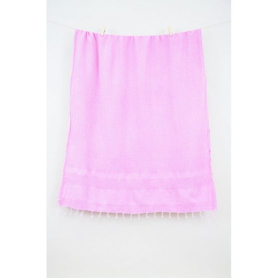 Полотенце Barine Pestemal - Stone 85*160 Pink розовое