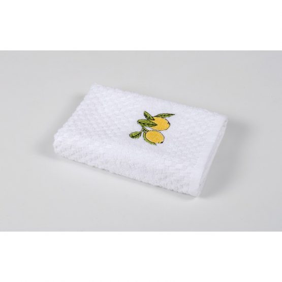 Полотенце Lotus Mira - Lemon tree белый 40*60