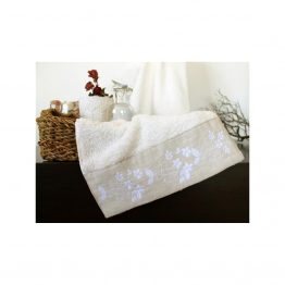 Полотенце махровое Barine - Petite ecru молочное 50*90
