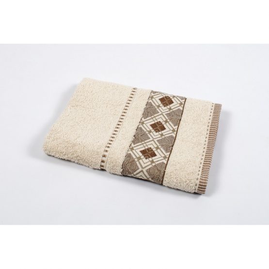Полотенце махровое Binnur - Vip Cotton 07 50*90 бежевый