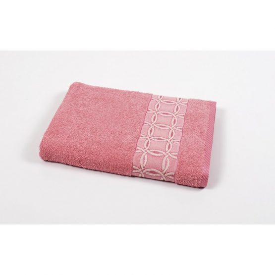 Полотенце махровое Binnur - Vip Cotton 12 50*90 розовый