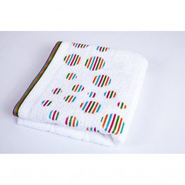 Полотенце Shamrock - Rainbow белое 70*140