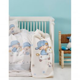 Постельное белье для младенцев Karaca Home Ранфорс 100*150 н.35*45(2)