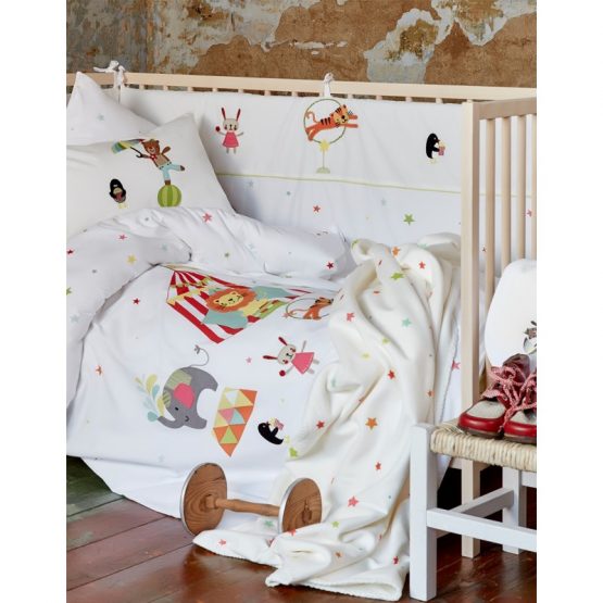 Постельное белье для младенцев Karaca Home Аппликация 100*150 н.35*45(2)