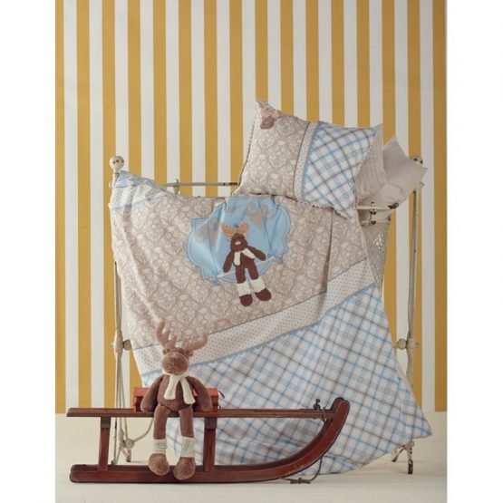 Постельное белье для младенцев Karaca Home Аппликация 100*150 н.35*45(2)