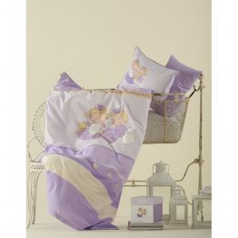 Постельное белье для младенцев Karaca Home - Mini перкаль лиловое