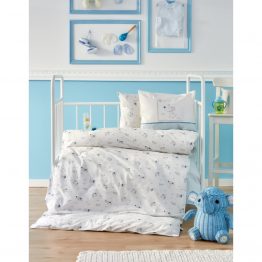Постельное белье для младенцев Karaca Home Ранфорс 100*150 н.35*45(2)