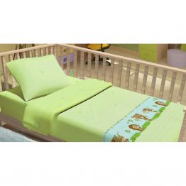 Постельное белье для младенцев Kidsdreams - Лесные зверята зеленое
