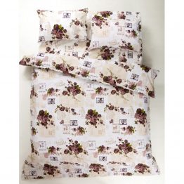 Постельное белье Lotus Ranforce - Postage кофе двуспальное