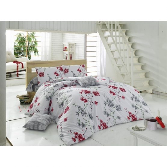 Постельное белье Maxstyle Terry Cotton - Elfida красное полуторное