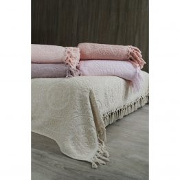 Простынь махровая Oliva Home - Bej бежевый 200*220