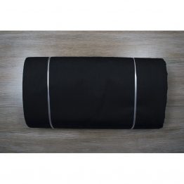 Ткань ранфорс premium Турция - черный k20 (220 ширина)