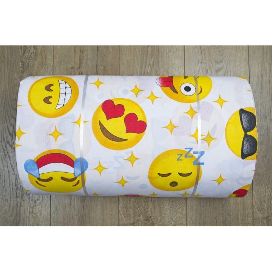 Ткань ранфорс Турция - Emoji желтый 6119 (220 ширина)