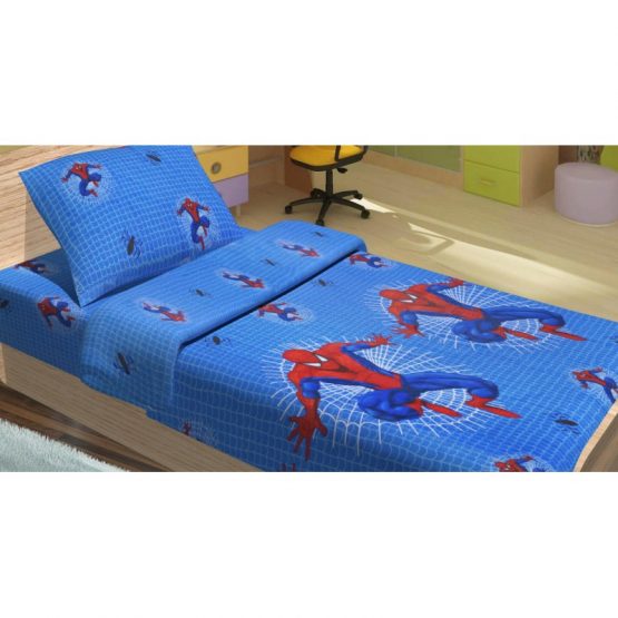 Ткань ранфорс Турция - Spiderman Web 9447